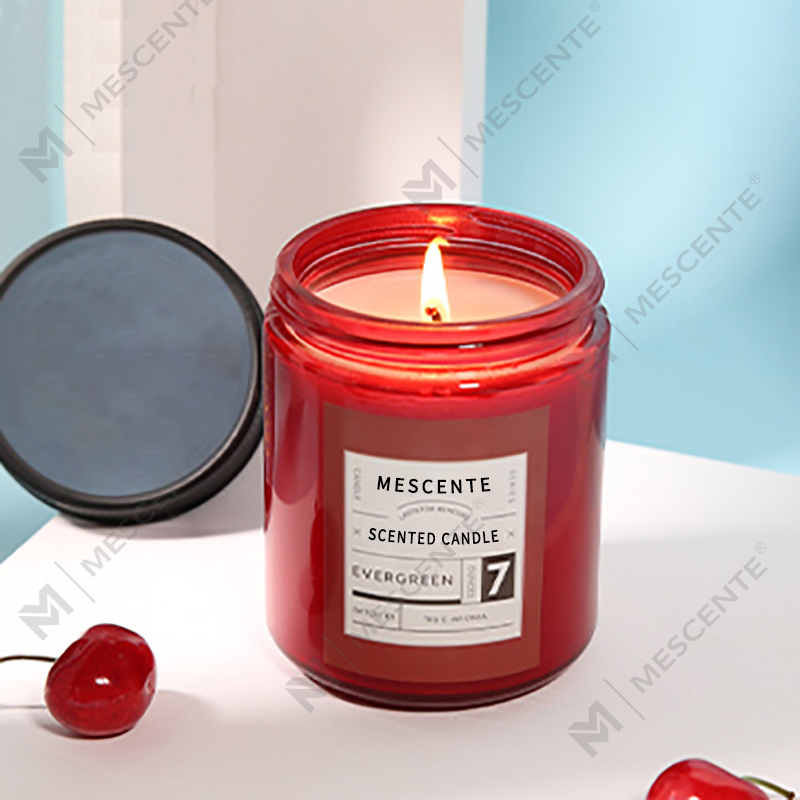 M&Scent custom private label luxe geurkaarsen van sojawas met deksel