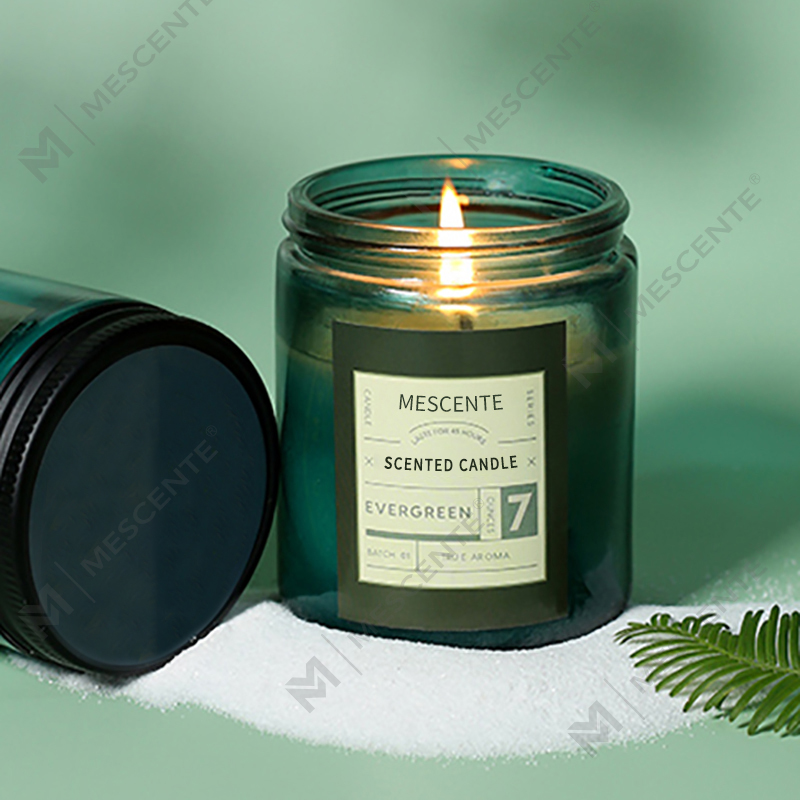 M&Scent custom private label luxe geurkaarsen van sojawas met deksel