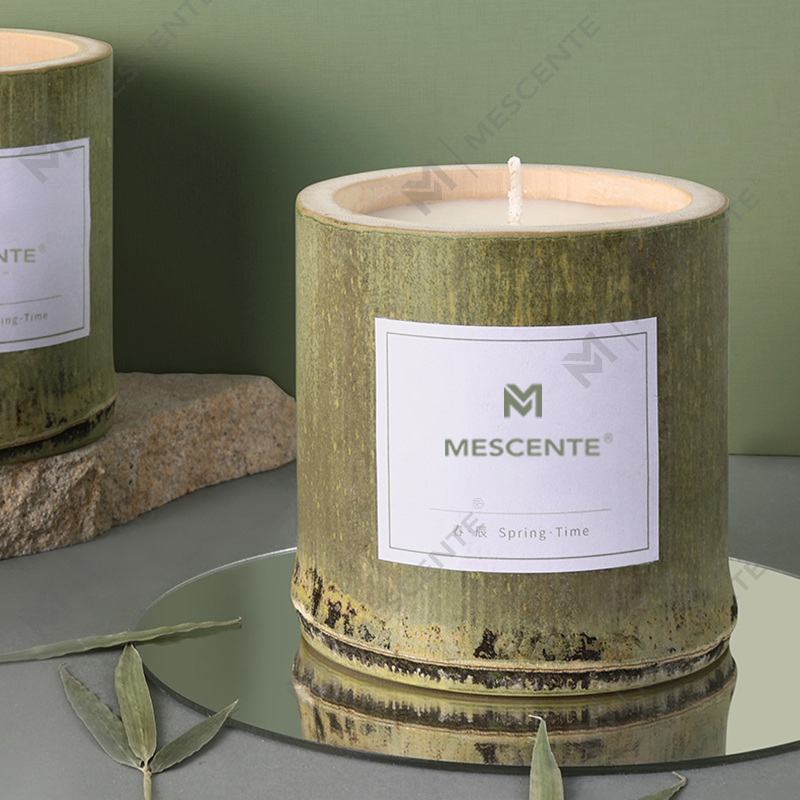M&Scent luxe houten kandelaar kaarsen private label geparfumeerd met doosje