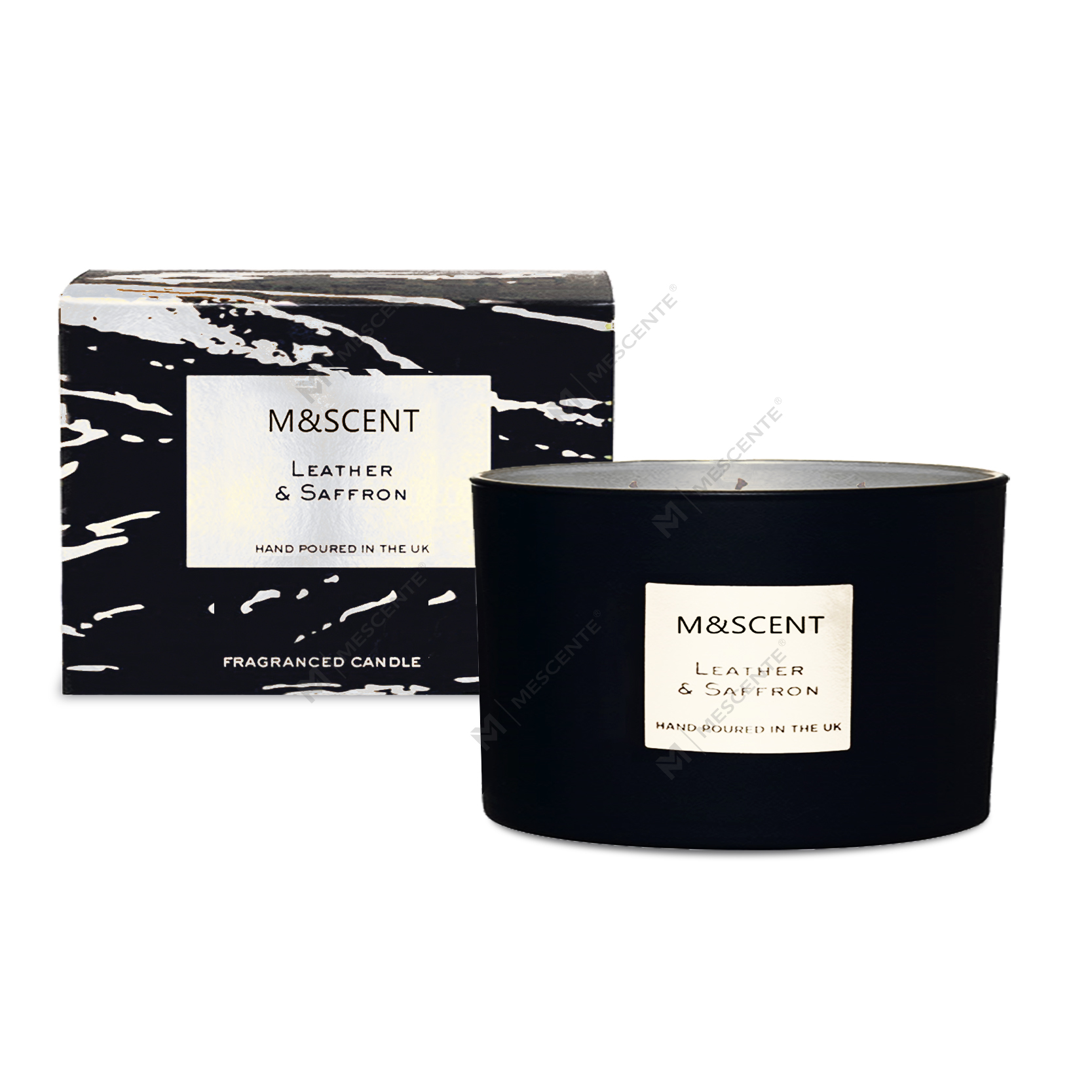 M&Scent groothandel decoratieve aromatherapie geschenkset met 3 lonten geurende kokospalmkaarsen