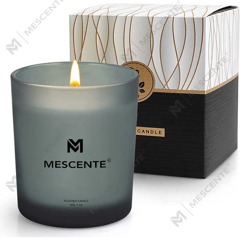 M&Scent Groothandel op maat gemaakte luxe bestverkopende private label Wick lavendel sojawas geurkaarsen
