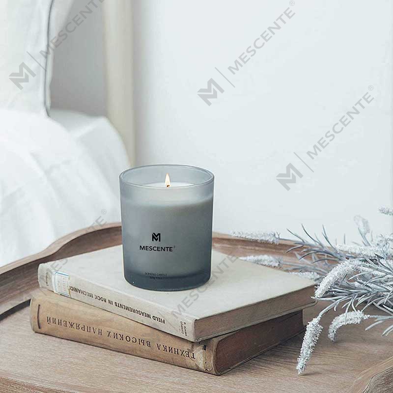M&Scent Groothandel op maat gemaakte luxe bestverkopende private label Wick lavendel sojawas geurkaarsen