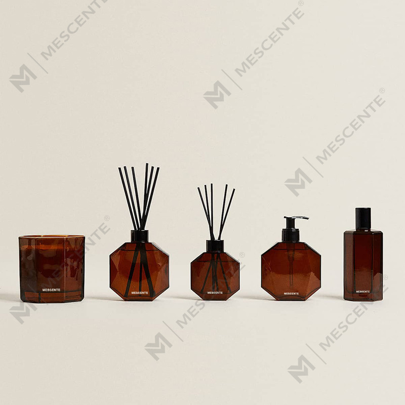 M&Scent groothandel luxe op maat gemaakte minifles aromatherapie rietverspreiderolie met geschenkdoos