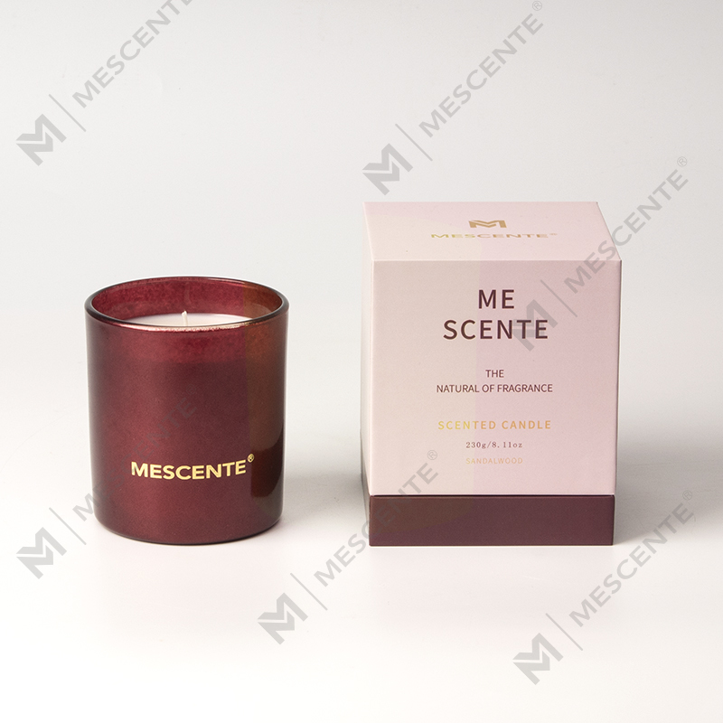 M&Scent Private Label Kerst Zwarte Kaarspotten Aromatherapie Geurkaarsen Geuren