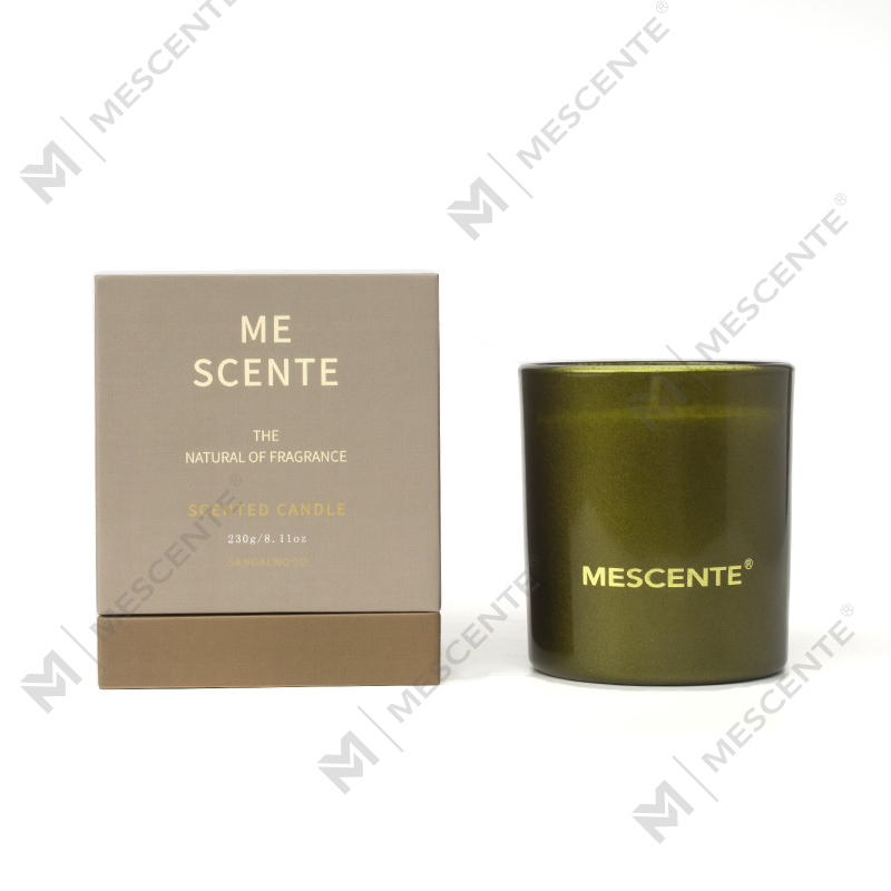 M&Scent Private Label Kerst Zwarte Kaarspotten Aromatherapie Geurkaarsen Geuren