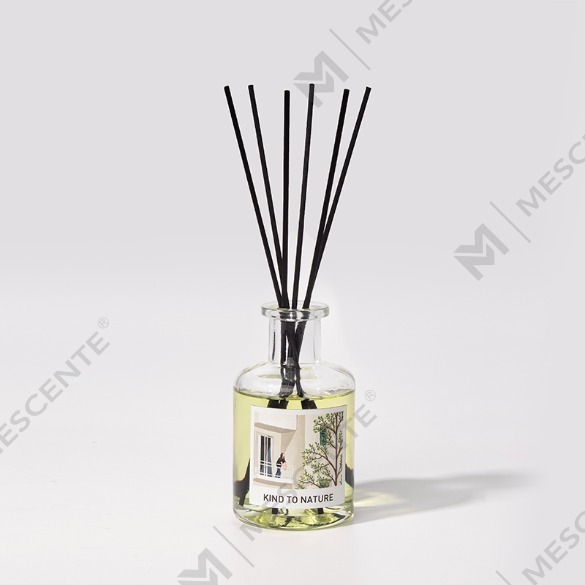 M&Scent Luxe 200ml op maat gemaakte witte fles houten stokjes rietverspreider met doos