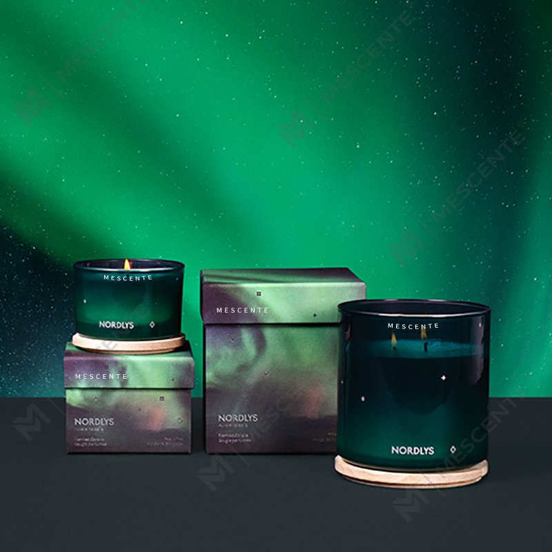 M&Scent Luxe op maat gemaakte handgemaakte kerst decoratieve geurkaarsen van sojawas met geschenkdoos