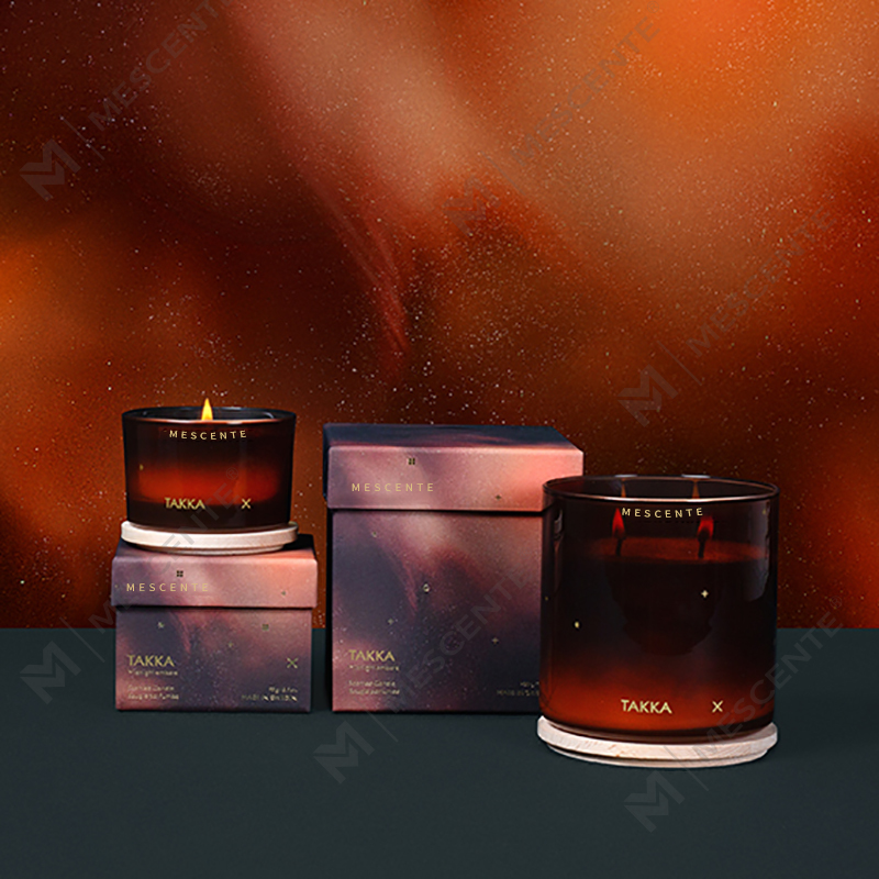 M&Scent Luxe op maat gemaakte handgemaakte kerst decoratieve geurkaarsen van sojawas met geschenkdoos
