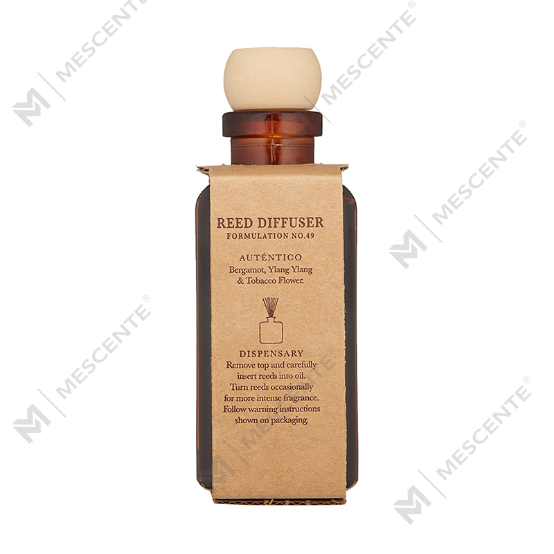M&Scent luxe op maat gemaakte grote roségouden glazen fles bloem private label vloeibare rietverspreider met geschenkdoos