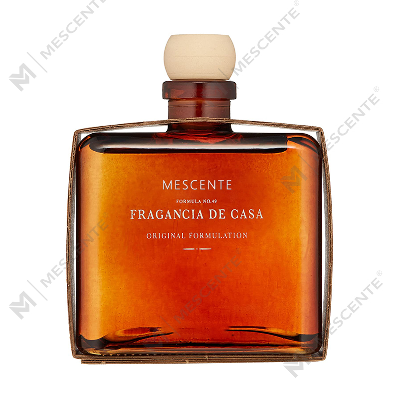 M&Scent luxe op maat gemaakte grote roségouden glazen fles bloem private label vloeibare rietverspreider met geschenkdoos