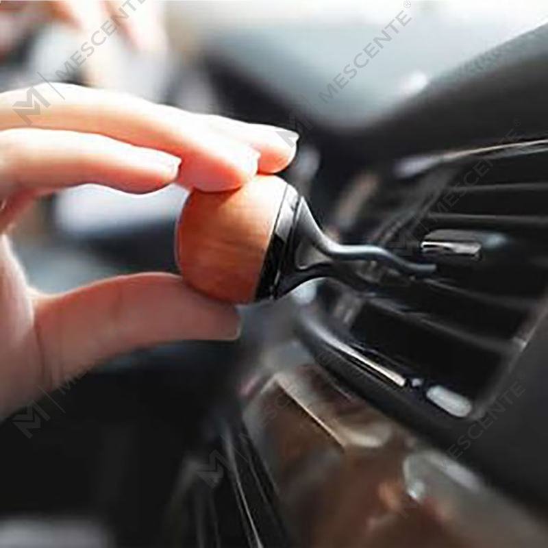 M&Scent op maat gemaakte geuren geur etherische olie houten auto luchtverfrisser, auto luchtverfrisser vloeistof
