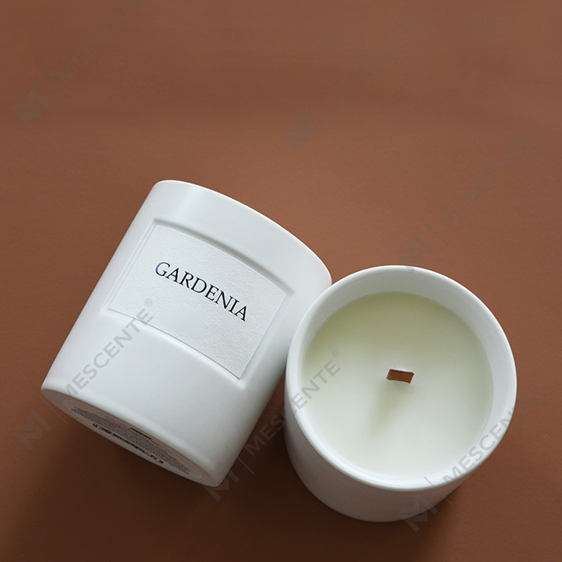 M&Scent groothandel op maat gemaakte luxe huisgeur glazen potten geurkaarsen van sojawas
