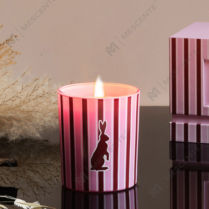 M&Scent groothandel op maat gemaakte luxe huisgeur glazen potten geurkaarsen van sojawas