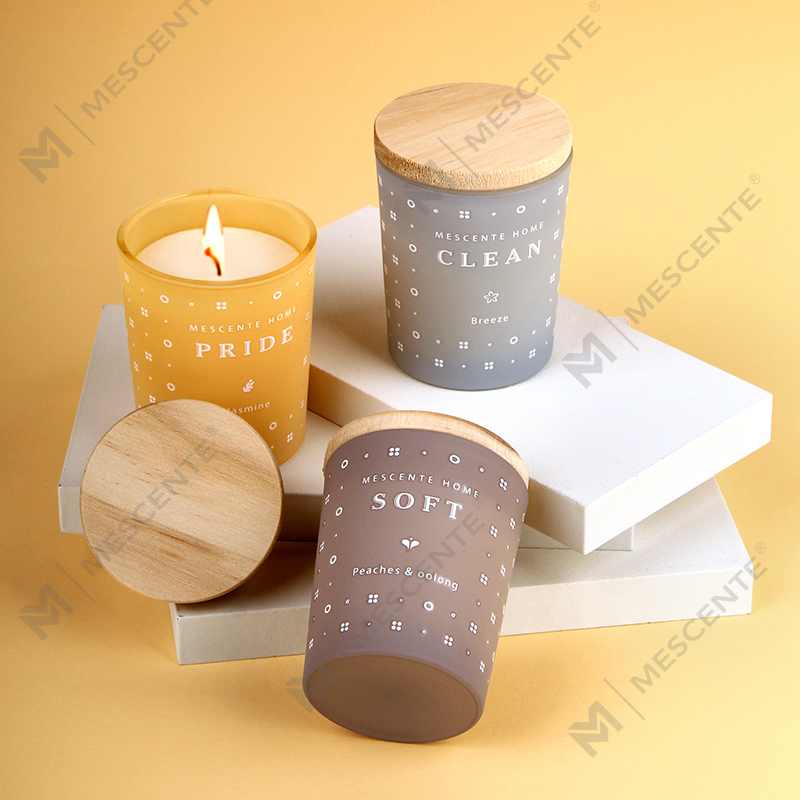 M23352 Set van 3 huishoudelijke sojawas aromatherapie geurkaarsen