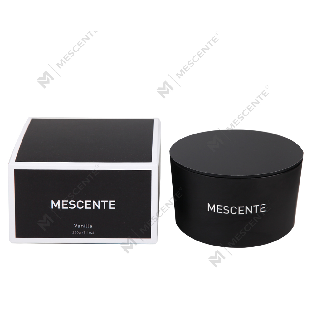 Mescente groothandel private label glazen pot 3 lonten 100% sojawas geurkaars