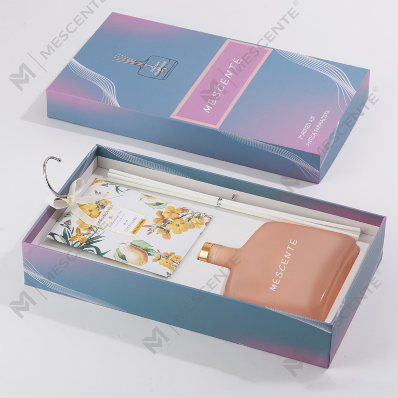 Kaarsen- en rietverspreider cadeauset, geurkaarsen Aroma rietverspreider