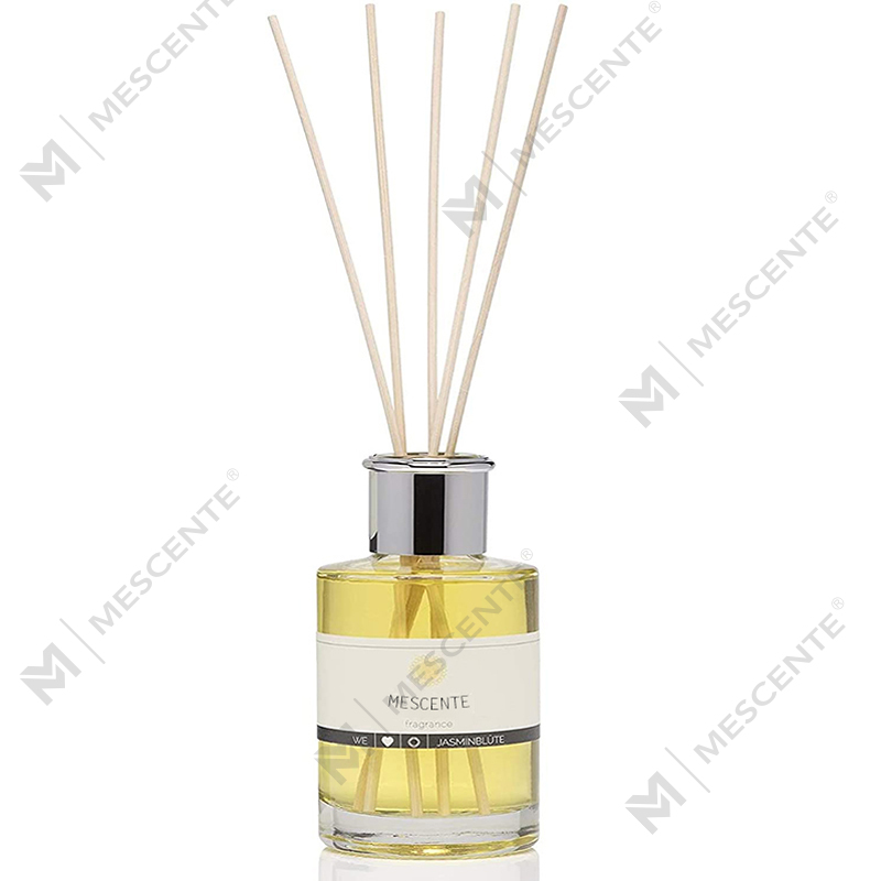 M&Scent luxe op maat gemaakte grote fles bloem private label vloeibare rietverspreider met geschenkdoos
