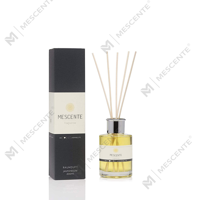 M&Scent luxe op maat gemaakte grote fles bloem private label vloeibare rietverspreider met geschenkdoos