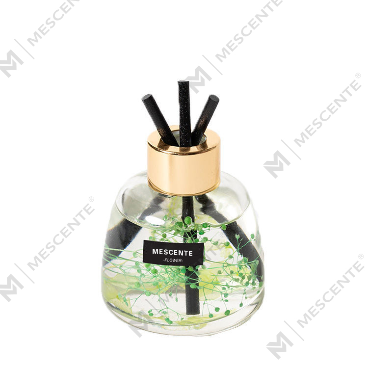 Mini witte fles bloem parfum aroma rietverspreider olie, geur Thailand rietverspreider cadeauset