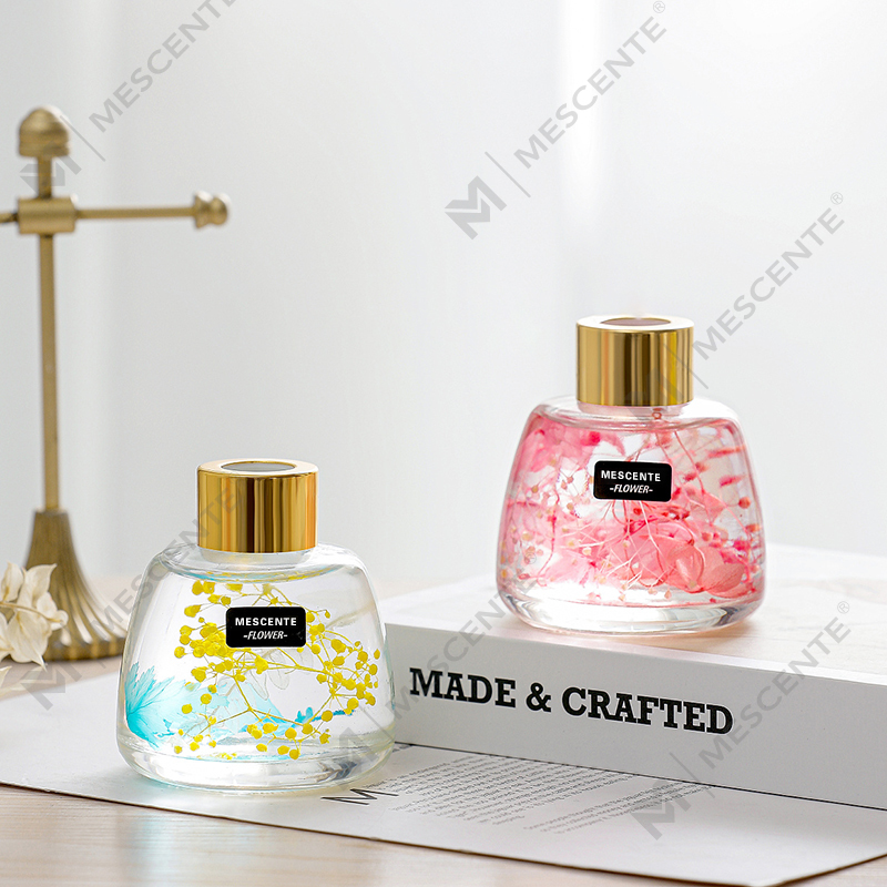 Mini witte fles bloem parfum aroma rietverspreider olie, geur Thailand rietverspreider cadeauset