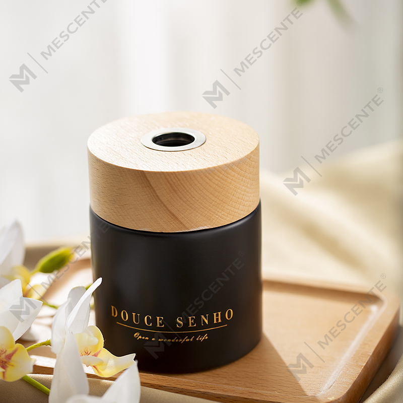 M&Scent zwarte fles parfum aroma rietverspreiderolie, geur Thailand rietverspreiders cadeauset