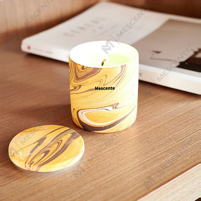 M&Scent Groothandel Goedkope op maat gemaakte luxe Private Label pijler geurende sojawas houtlont aromakaars