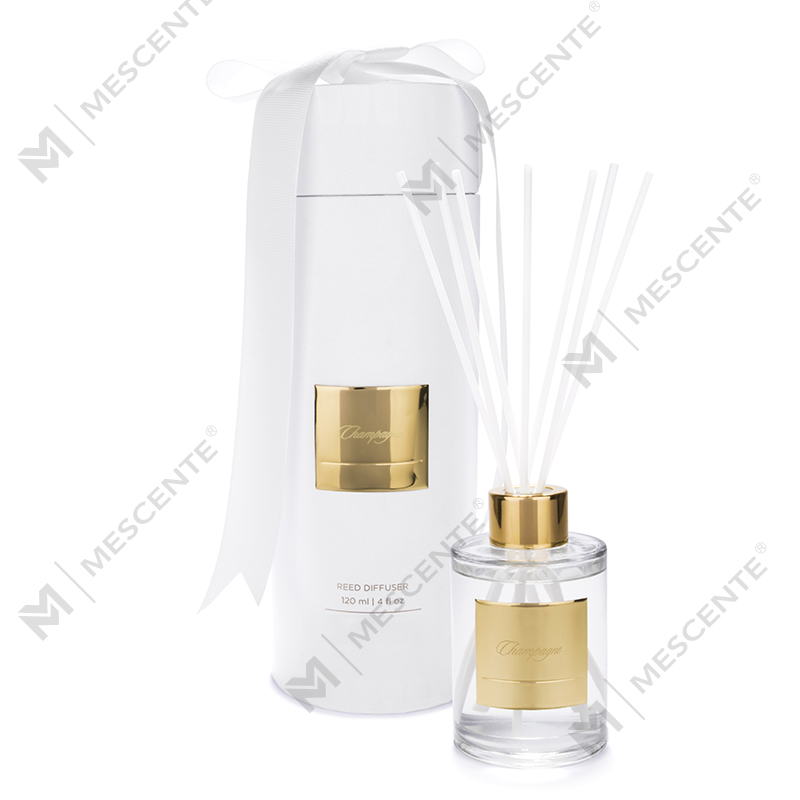 M&Scent moderne groene thee amberkleurige flesrietverspreider met stopA29261-1