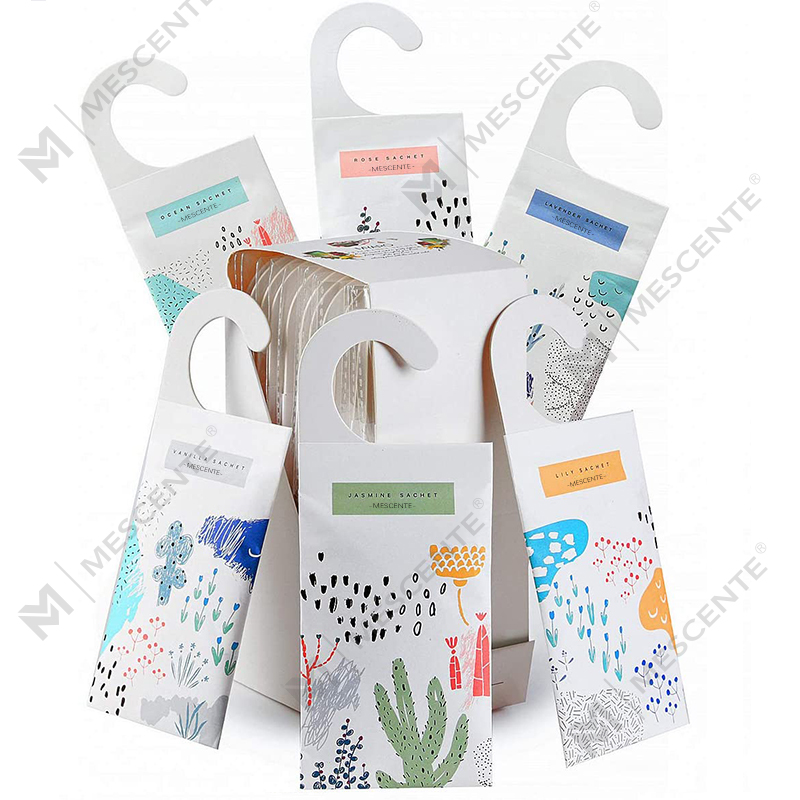 M&Scent Nieuw ontwerp Geurzakjeszakken op maat, hangende geurzakjes voor in de kledingkast