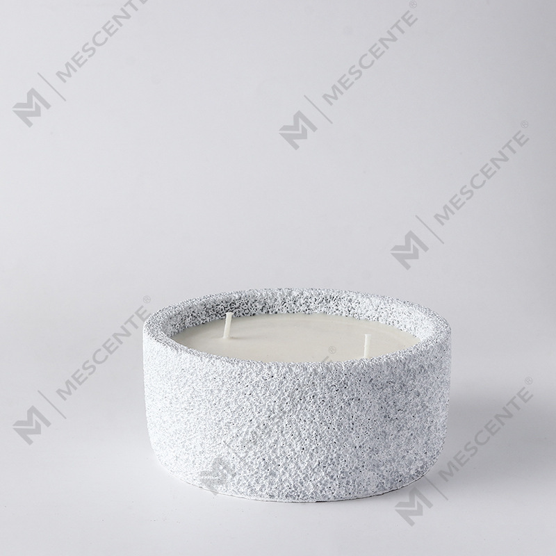 M&Scent Luxe handgemaakte logo spirituele stompkaarsen geurglas met kristallen, 3 lonten kaars