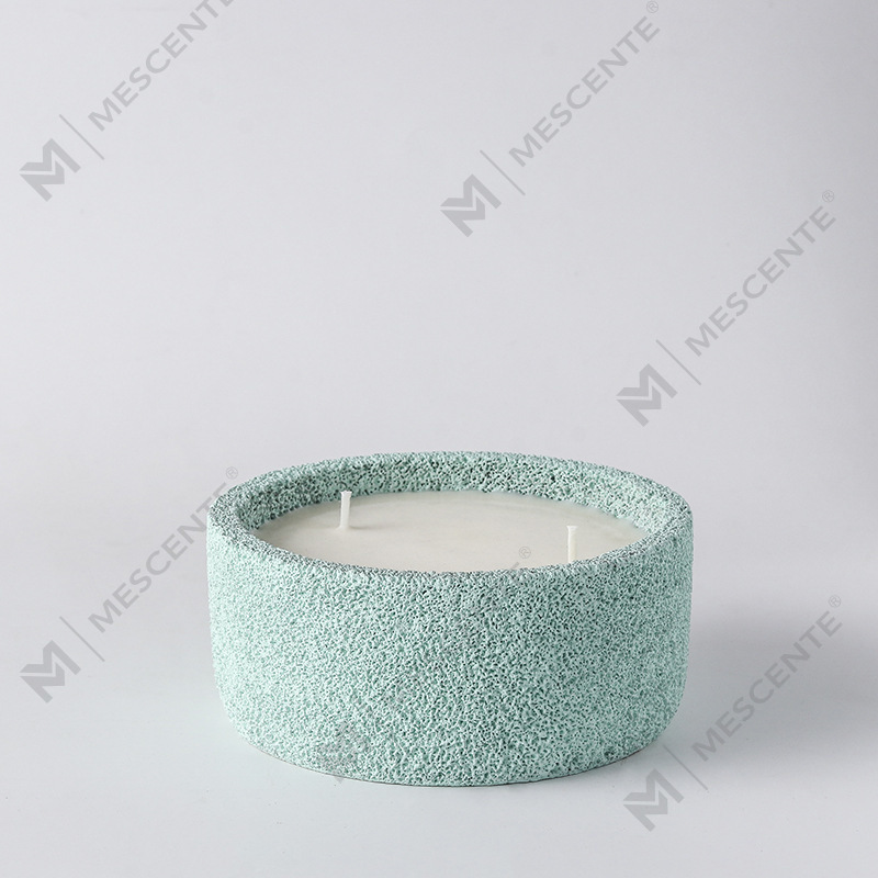 M&Scent Luxe handgemaakte logo spirituele stompkaarsen geurglas met kristallen, 3 lonten kaars