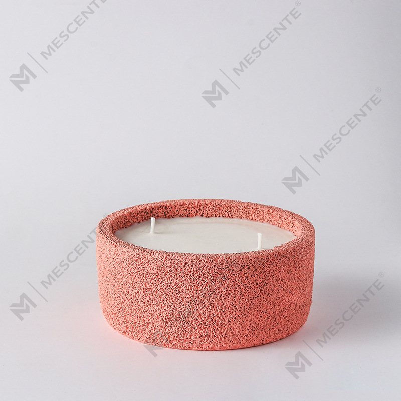 M&Scent Luxe handgemaakte logo spirituele stompkaarsen geurglas met kristallen, 3 lonten kaars