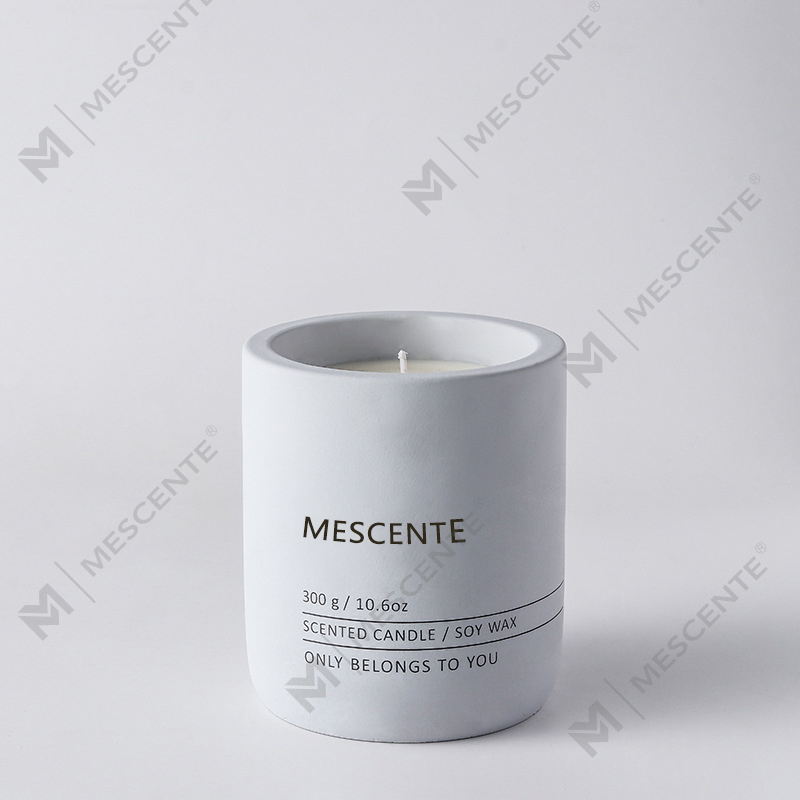 M&Scent op maat gemaakte decoratieve luxe massage private label kristalkeramische Woodwick geurende sojawaskaars