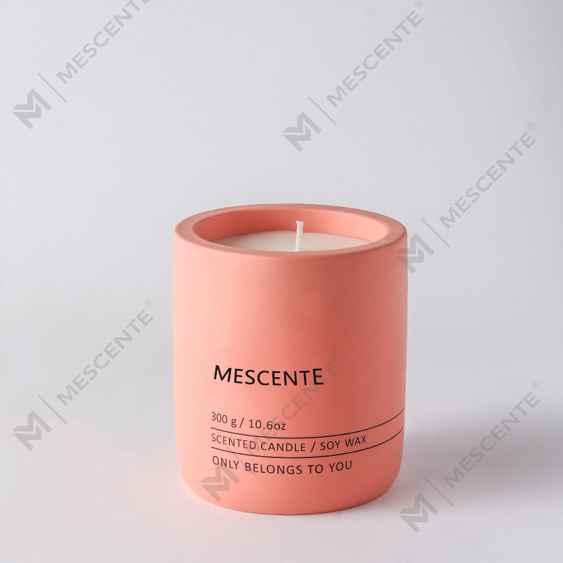 M&Scent op maat gemaakte decoratieve luxe massage private label kristalkeramische Woodwick geurende sojawaskaars