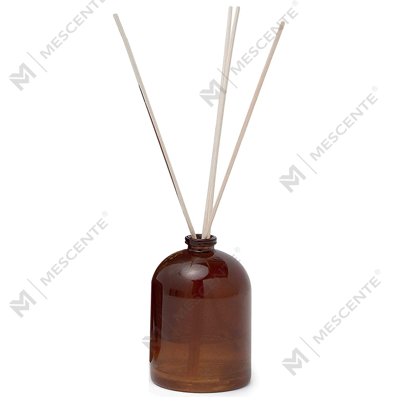 M&Scent luxe op maat gemaakte grote roségouden glazen fles bloem private label vloeibare rietverspreider met geschenkdoos
