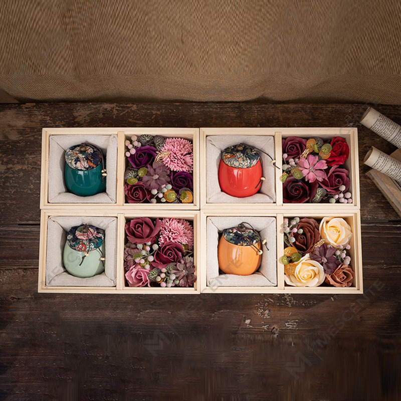 M&Scent luxe decoratie bulkbestelling keramische pilaar aromatherapie paraffinekaars
