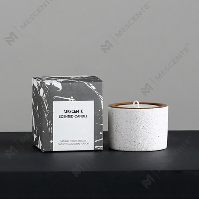 M&Scent op maat gemaakte decoratieve luxe private label Woodwick geurkaars van sojawas