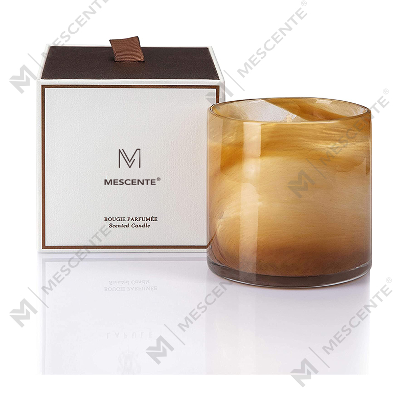 M&Scent Groothandel op maat gemaakte grote luxe koffie lavendel sterke geurkaarsen cadeauset in bulk