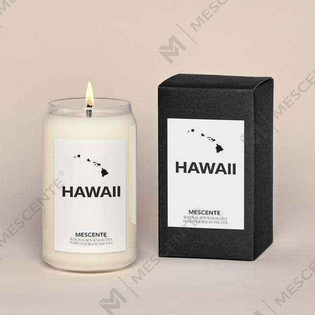 M&Scent organische op maat gemaakte keramische melkachtige Woodwick-kaarsen, kaarsencontainer