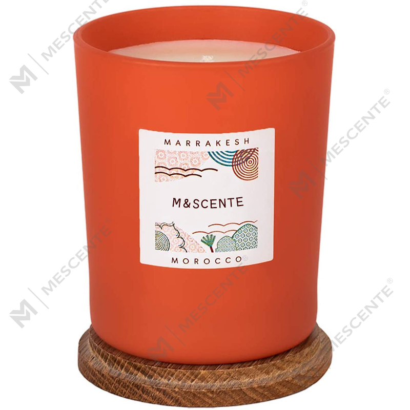 M&Scent op maat gemaakte private label gekleurde geurkaarsen van sojawas