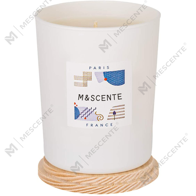 M&Scent op maat gemaakte private label gekleurde geurkaarsen van sojawas