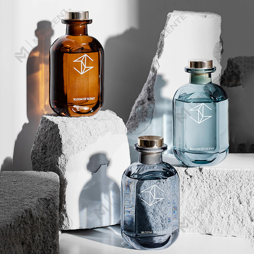 M&Scent 500 ml kerstkristallen rietverspreider cadeauset, rietverspreider voor thuis