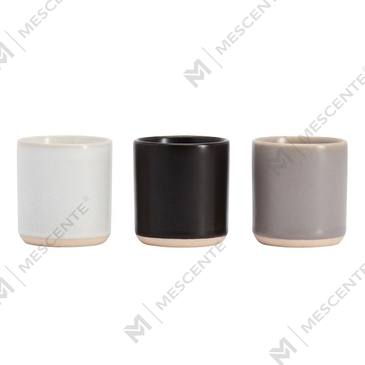 Aangepaste private label luxe keramische geurkaarsencadeauset A29218-waardevol