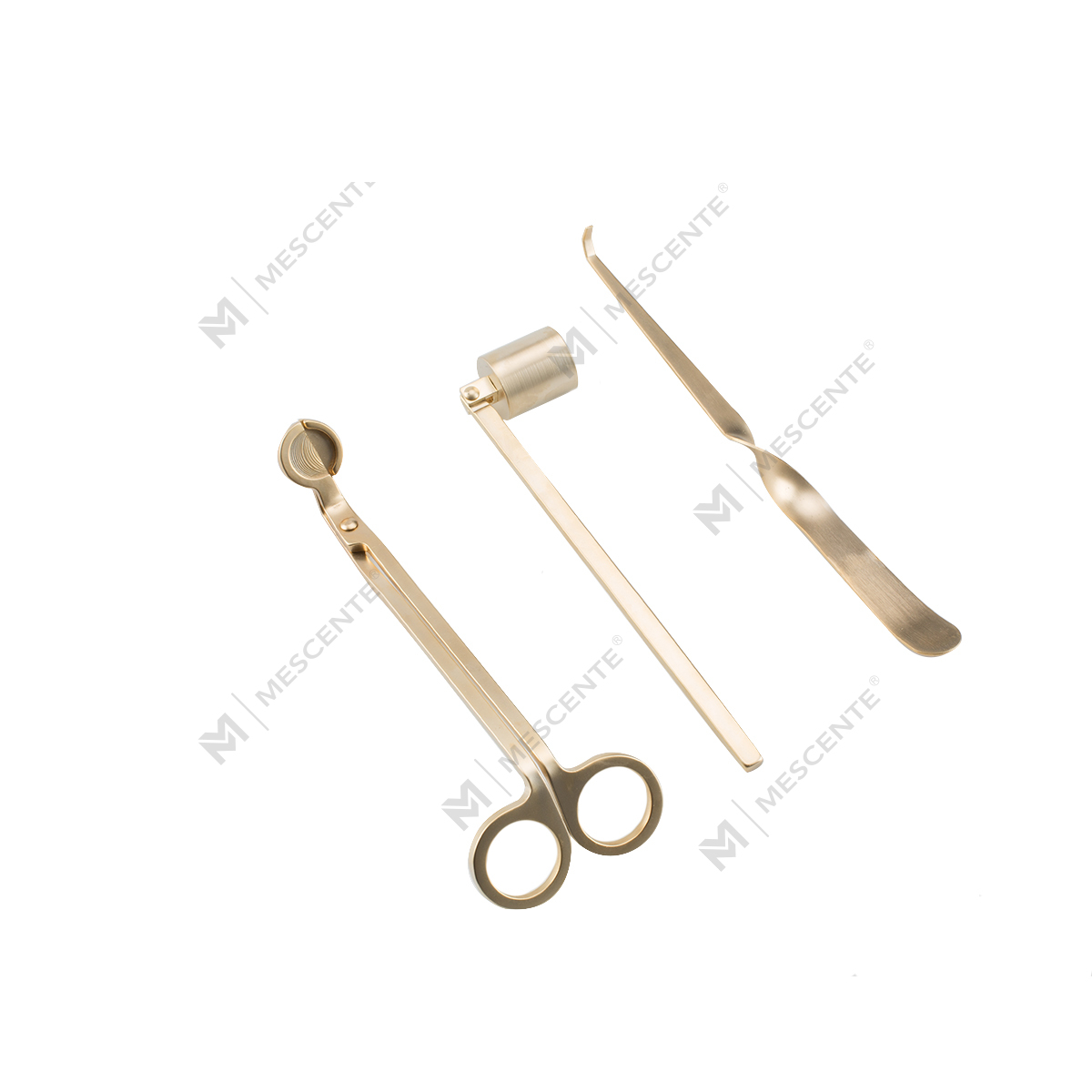 Mescente gouden kaarsenlont-doverset met geschenkdoos A991330-1