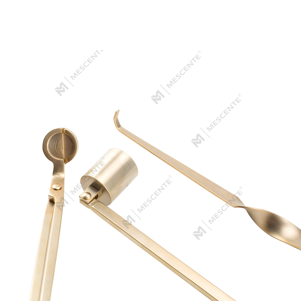 Mescente gouden kaarsenlont-doverset met geschenkdoos A991330-1