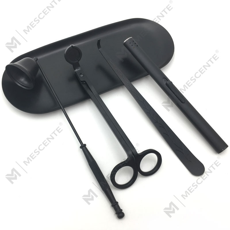 Mescente 4-in-1 kaarsendover, lonttrimmerdipperset A99133-3