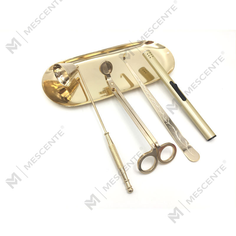 Mescente 4-in-1 kaarsendover, lonttrimmerdipperset A99133-3
