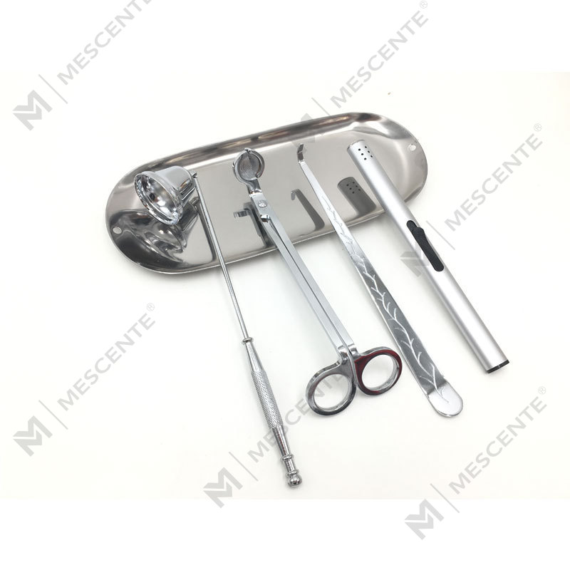 Mescente 4-in-1 kaarsendover, lonttrimmerdipperset A99133-3