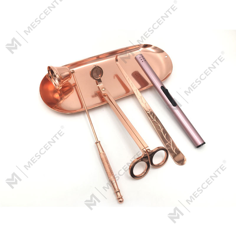 Mescente 4-in-1 kaarsendover, lonttrimmerdipperset A99133-3