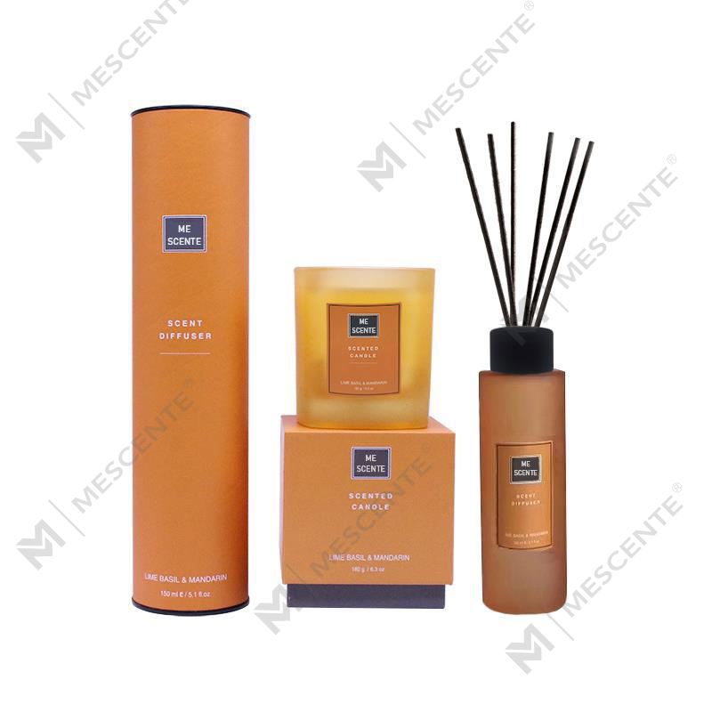 150 ml geurverspreider voor thuis, cadeauset met geurkaars A99189