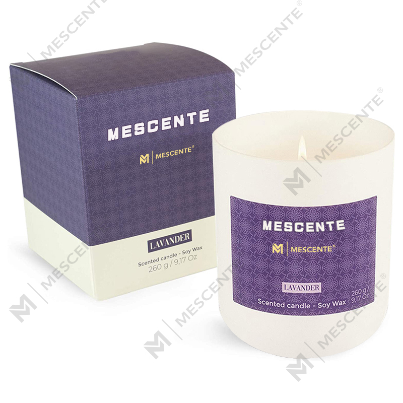 M&Scent Mason Jar Mini Kaarsen op Sojabasis, Luxe Verpakking Marmeren Kaars Sojawas